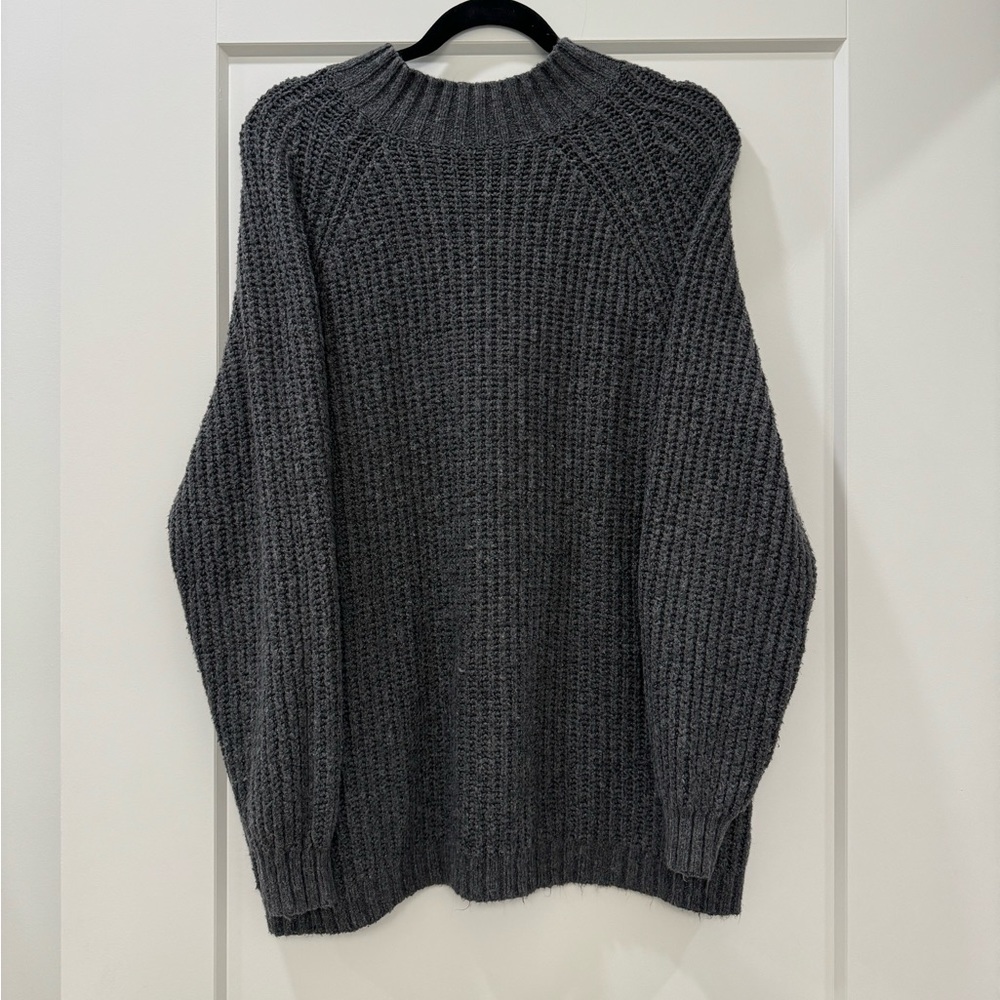 Grey oversized sweater